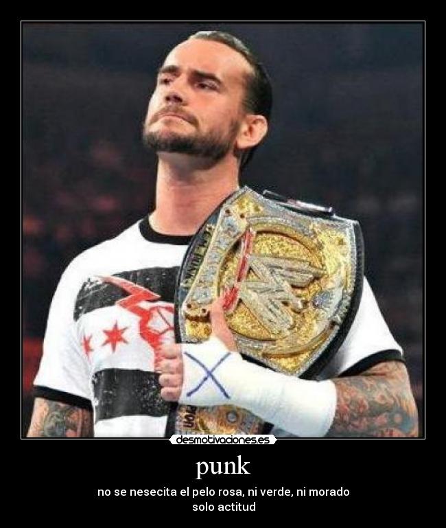 punk - no se nesecita el pelo rosa, ni verde, ni morado
solo actitud