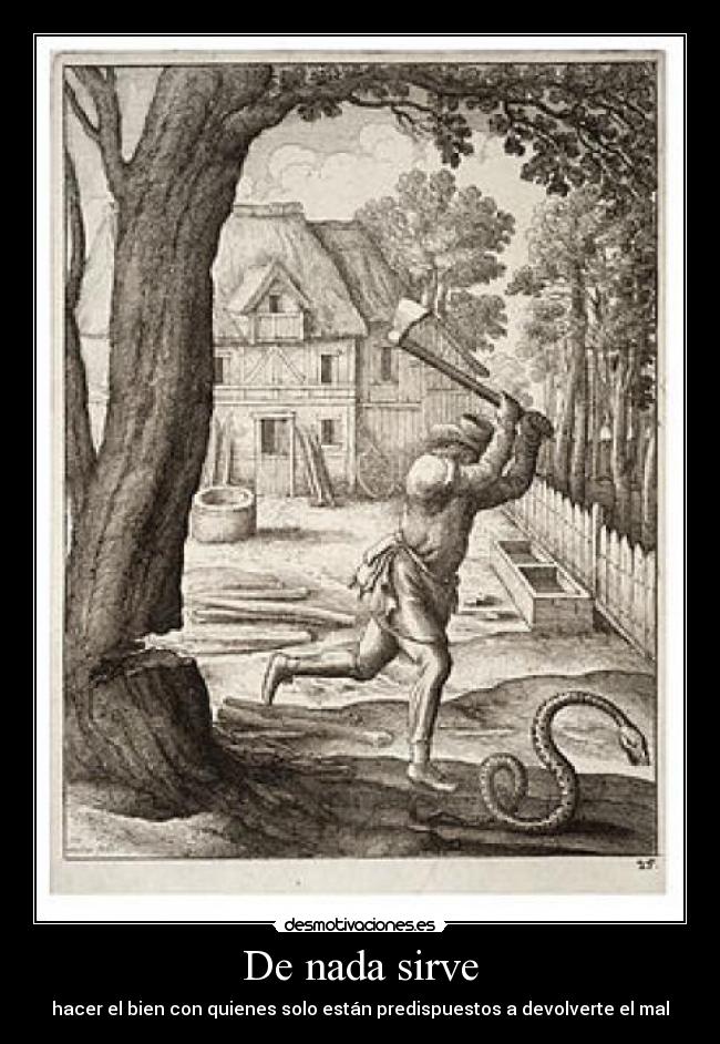 De nada sirve -