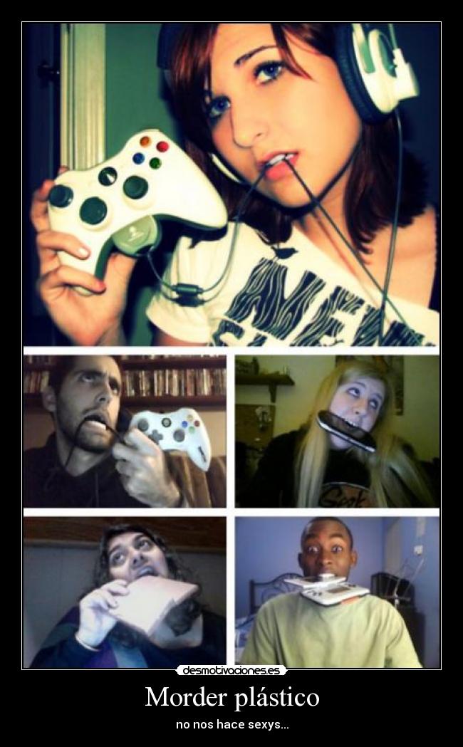 Morder plástico -