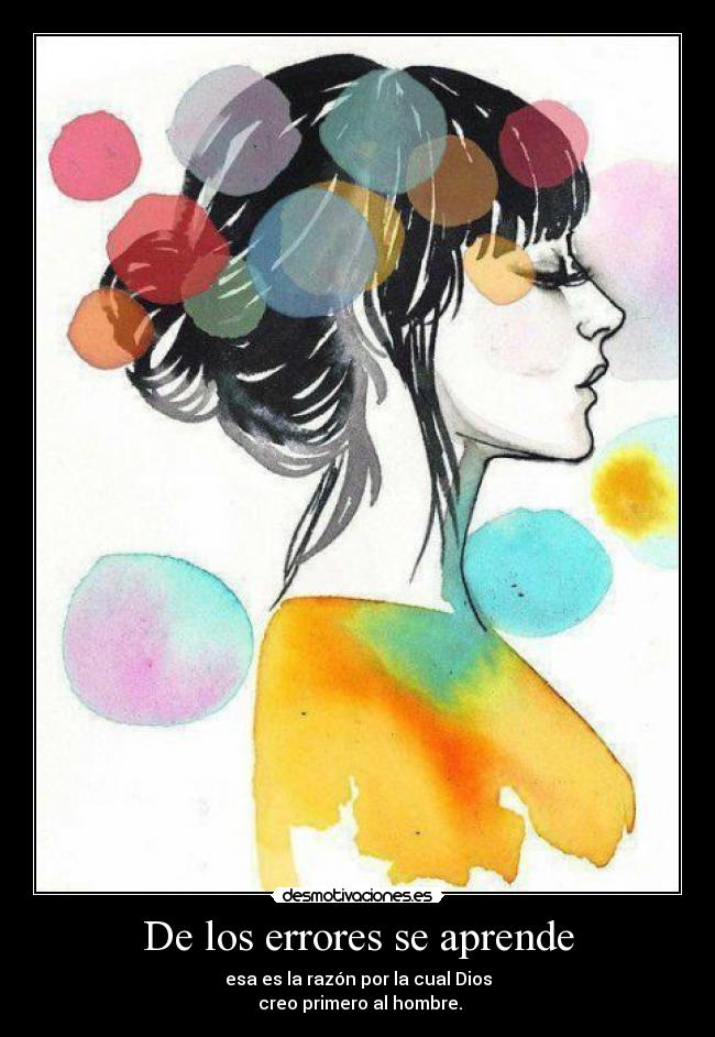 De los errores se aprende -