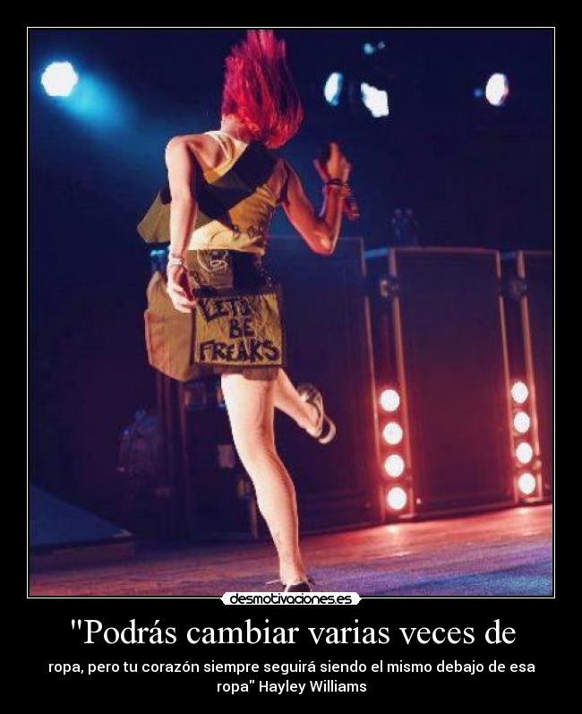 Podrás cambiar varias veces de -