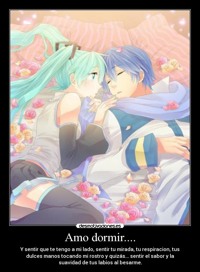 Amo dormir.... -