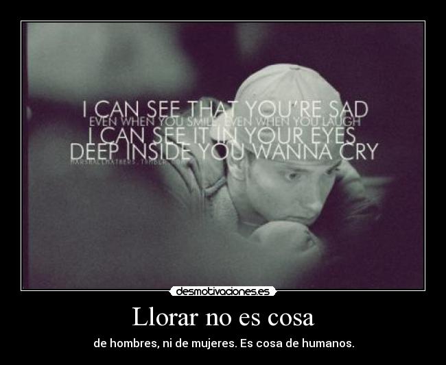 Llorar no es cosa - 