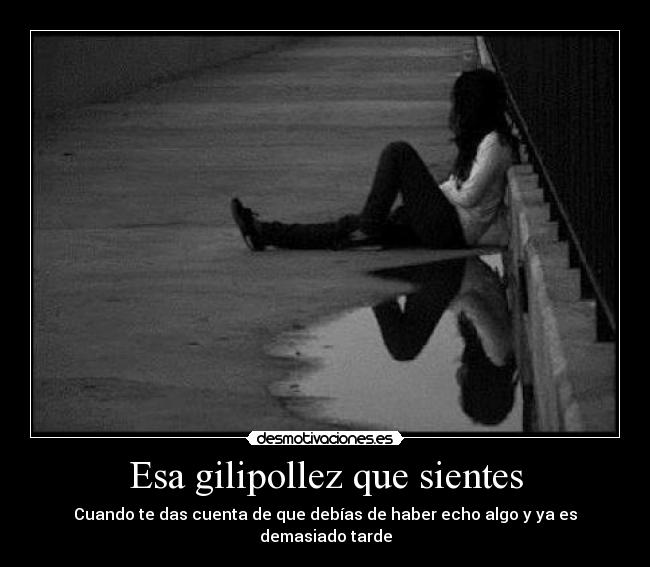 Esa gilipollez que sientes - 