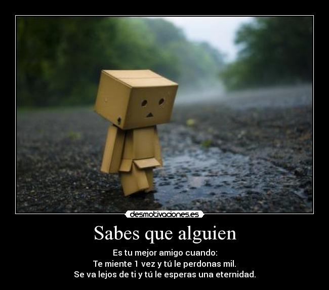 Sabes que alguien - 