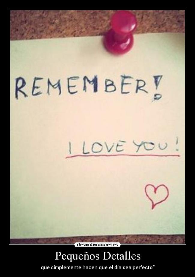 Pequeños Detalles -