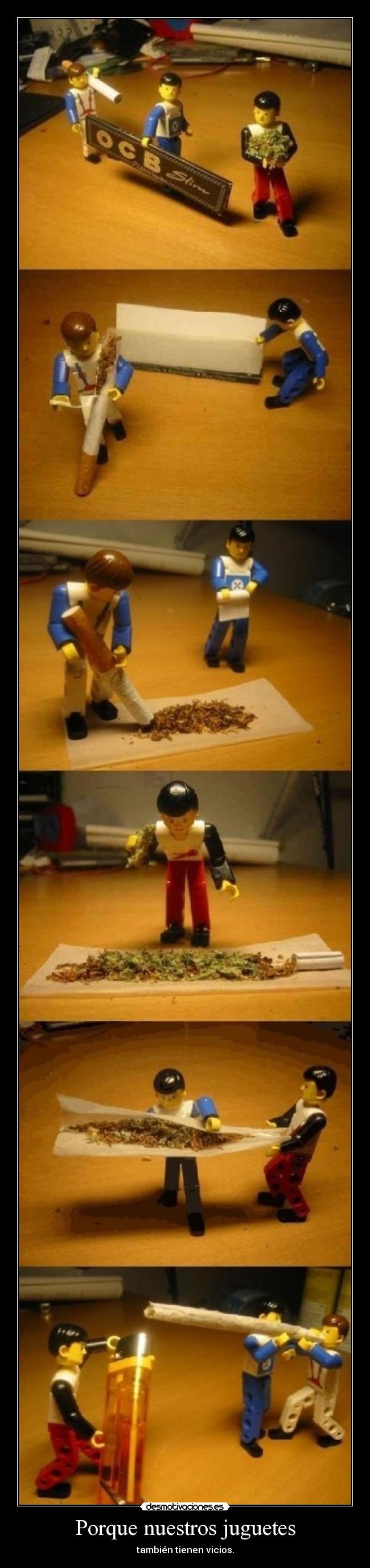 carteles papapitufo lego mania desmotivaciones