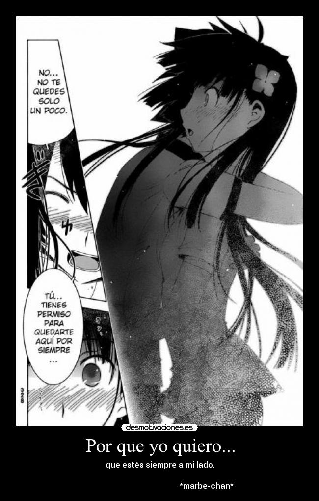 Por que yo quiero... -