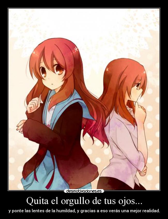 carteles mikuru asahina version adulta este momento estoy comiendo pastel chocolate desmotivaciones