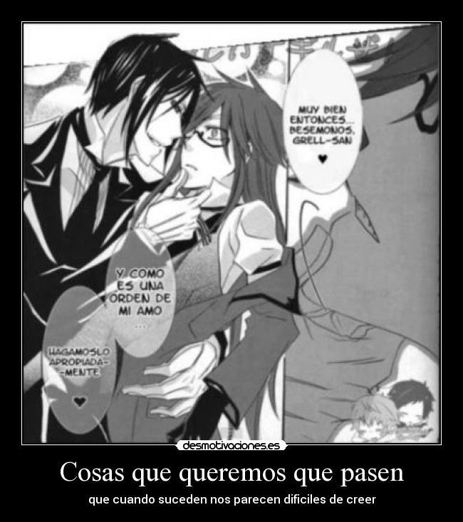 Cosas que queremos que pasen -