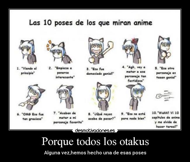 Porque todos los otakus -