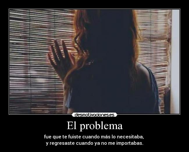 El problema -