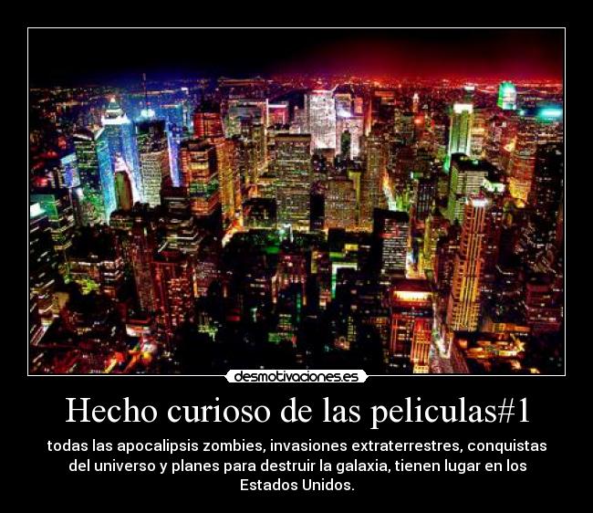 Hecho curioso de las peliculas#1 -