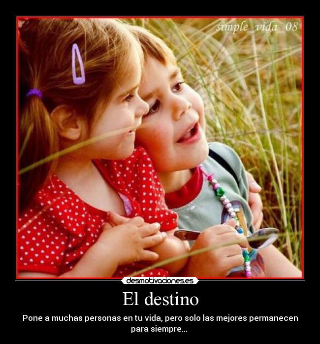 El destino -