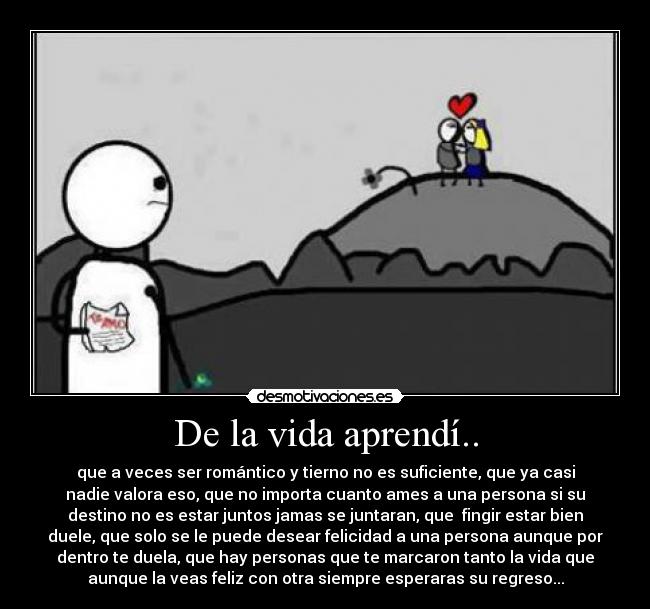 De la vida aprendí.. -