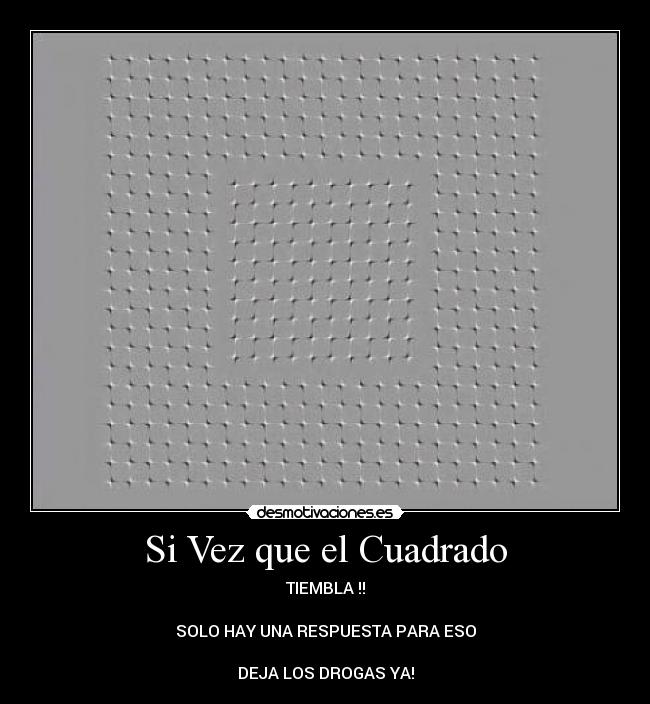 carteles vez que cuadrado desmotivaciones