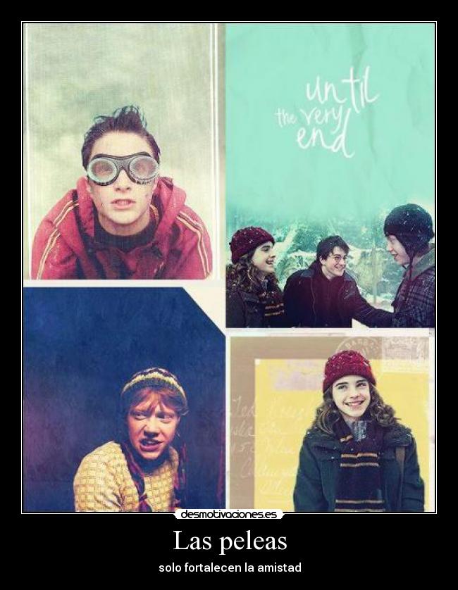 Las peleas - solo fortalecen la amistad