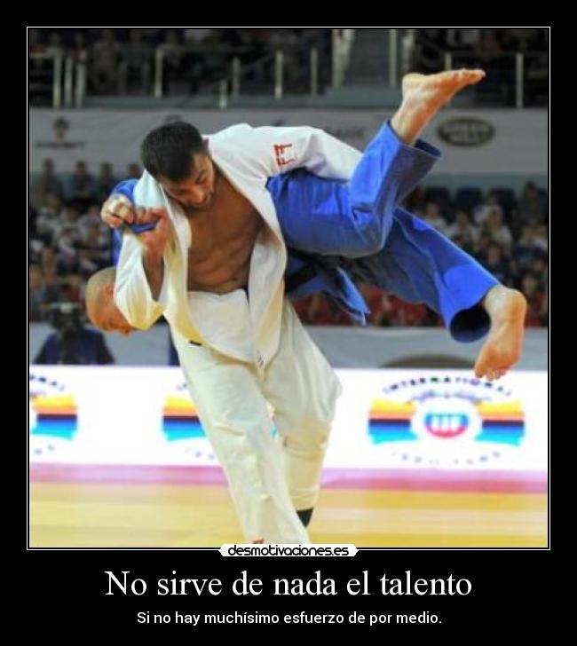 No sirve de nada el talento -