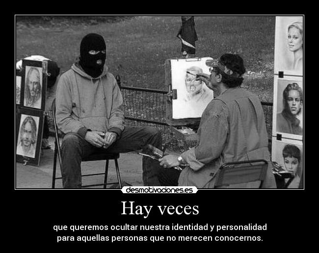 Hay veces -