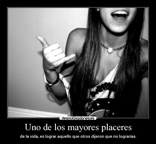 Uno de los mayores placeres - 