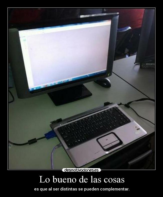 Lo bueno de las cosas -