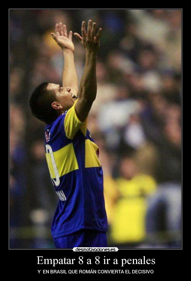 Empatar 8 a 8 ir a penales -