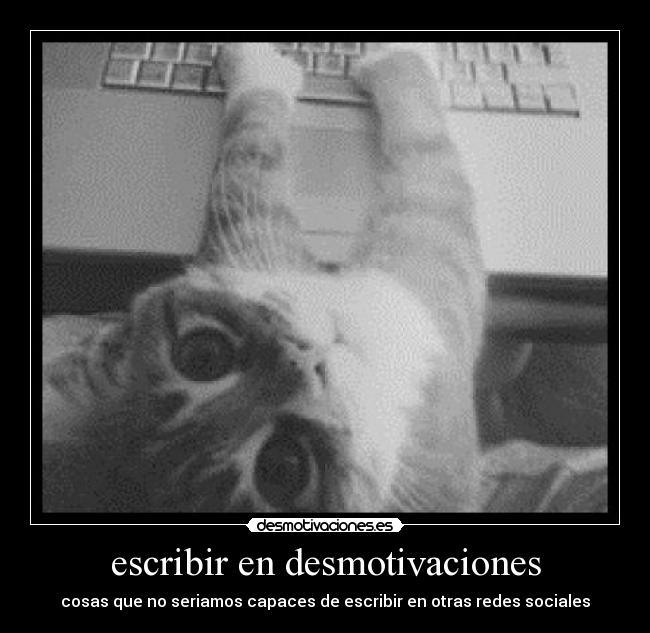 escribir en desmotivaciones - 