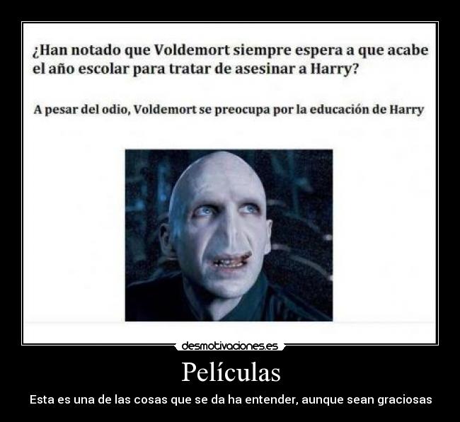 Películas - Esta es una de las cosas que se da ha entender, aunque sean graciosas