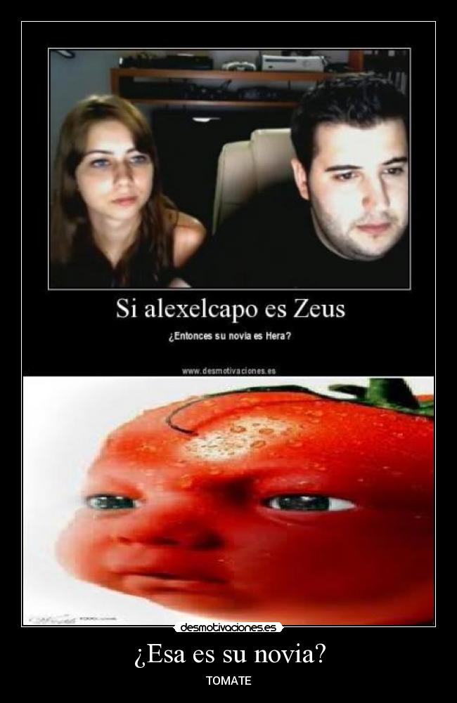 ¿Esa es su novia? -