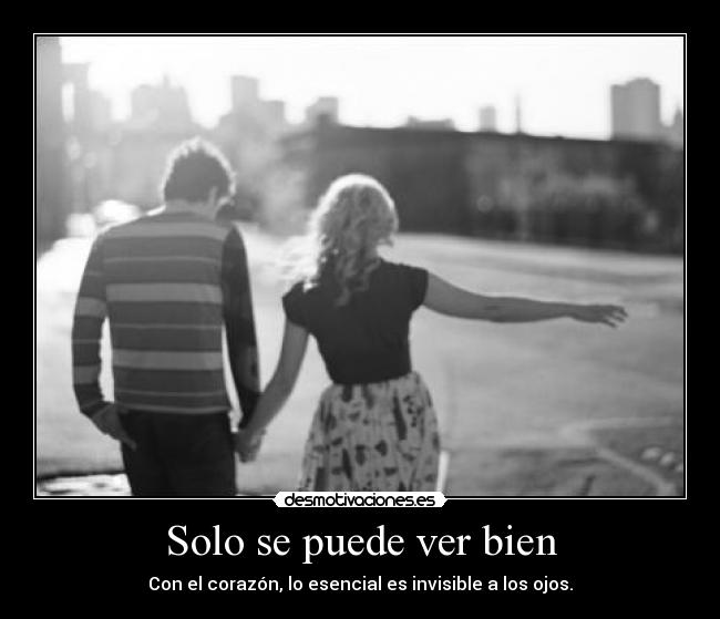 Solo se puede ver bien -