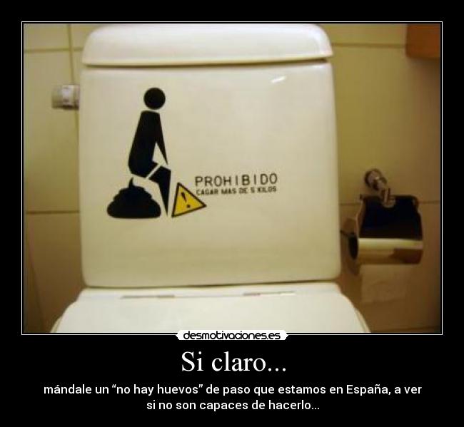 Si claro... - 