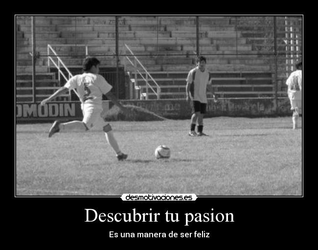 Descubrir tu pasion -