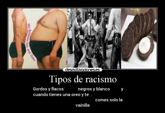 Tipos de racismo -