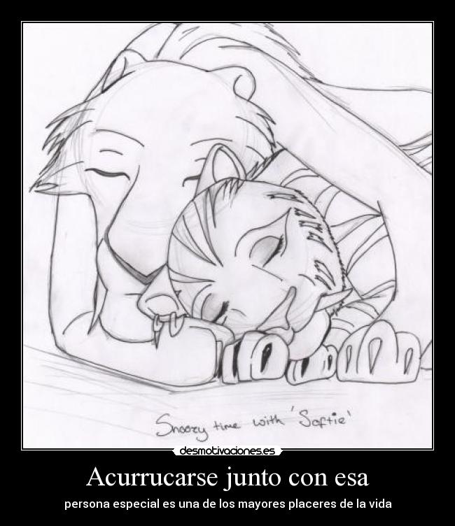 Acurrucarse junto con esa - 