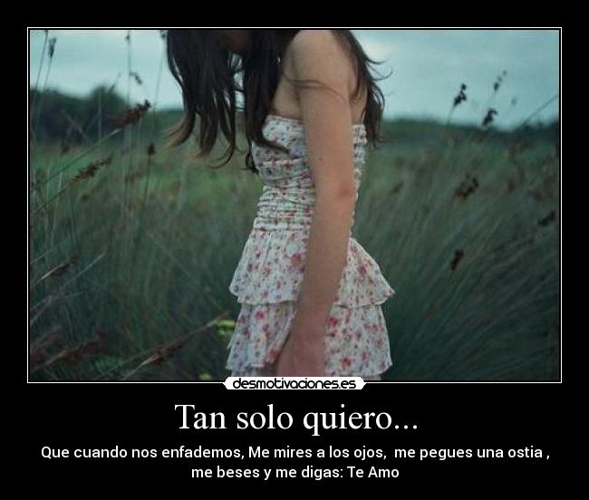 Tan solo quiero... -