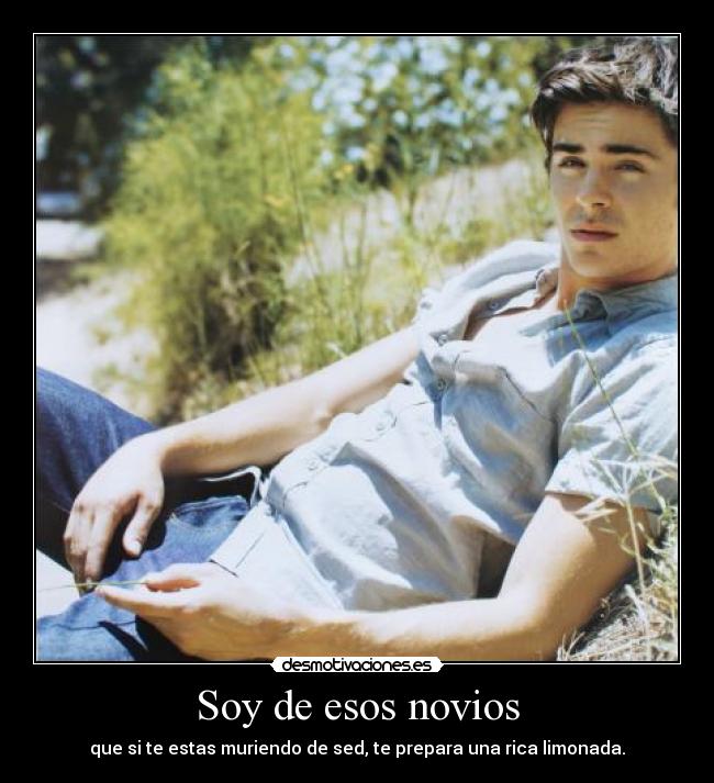 Soy de esos novios -