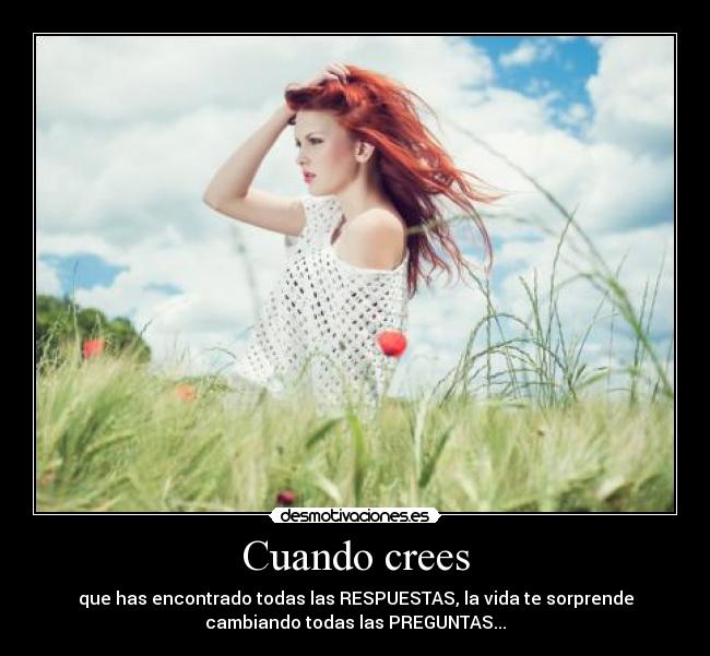 Cuando crees - 