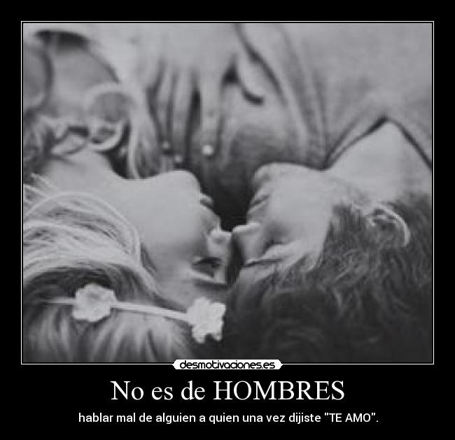 No es de HOMBRES - 
