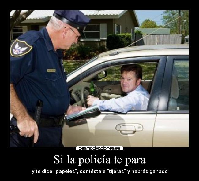 Si la policía te para -