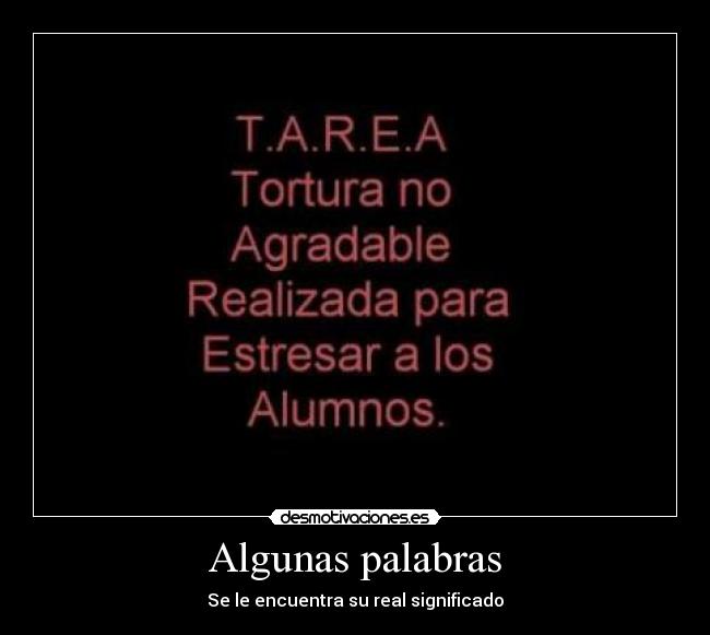 carteles tarea desmotivaciones