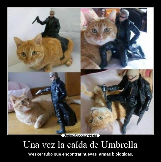 Una vez la caída de Umbrella - Wesker tubo que encontrar nuevas armas biologicas.