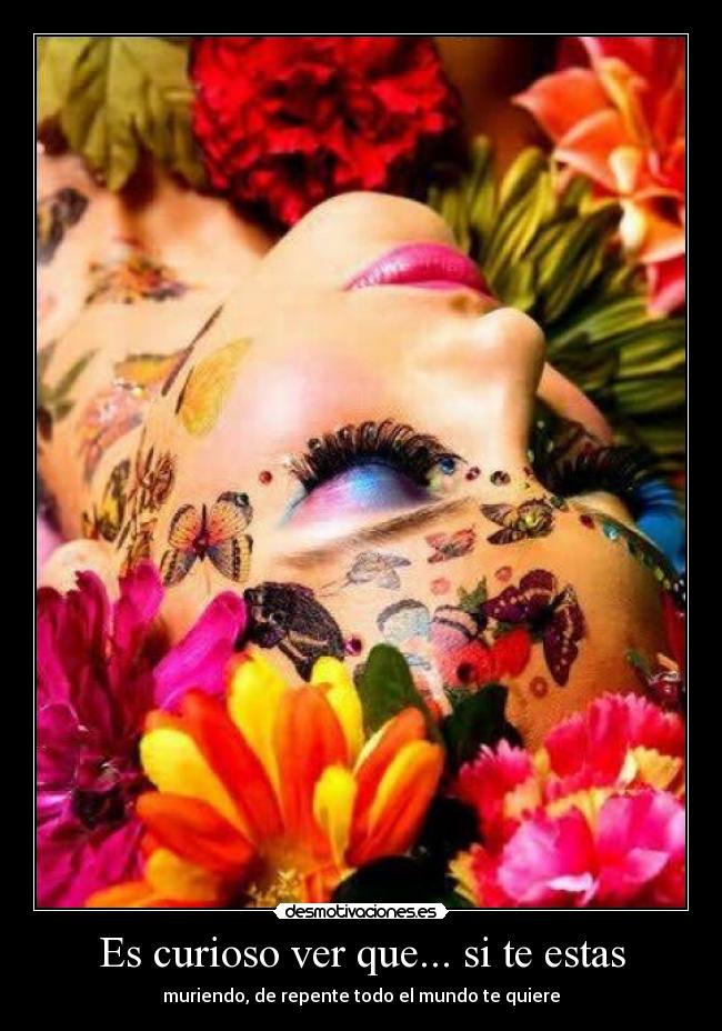 Es curioso ver que... si te estas -