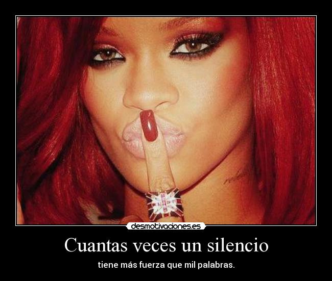 Cuantas veces un silencio -