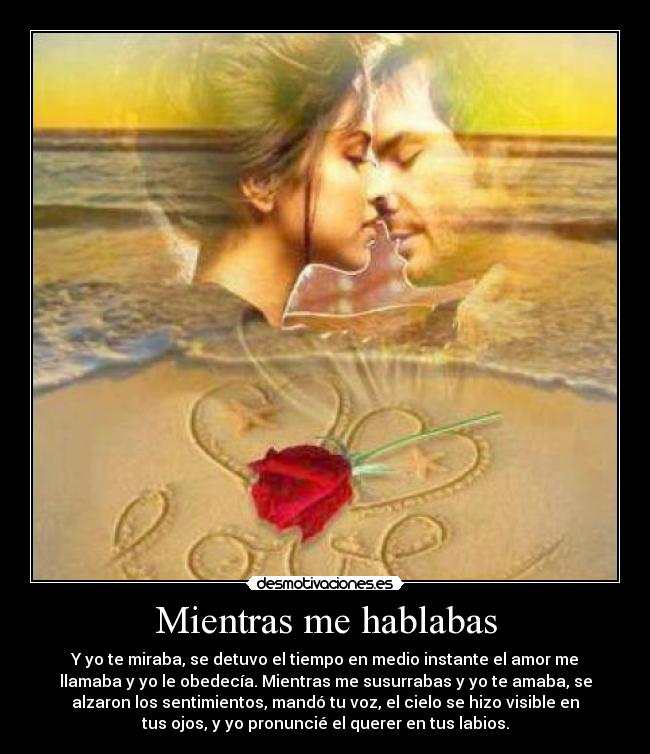 Mientras me hablabas -