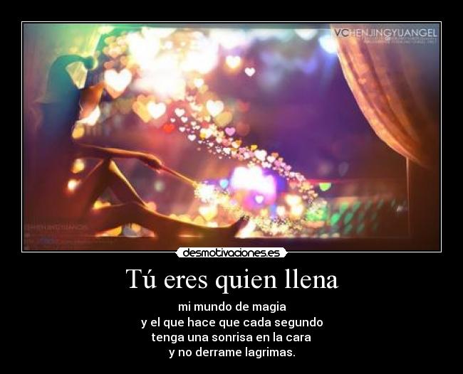 Tú eres quien llena - 