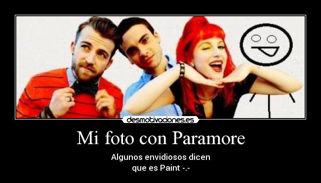 Mi foto con Paramore - 