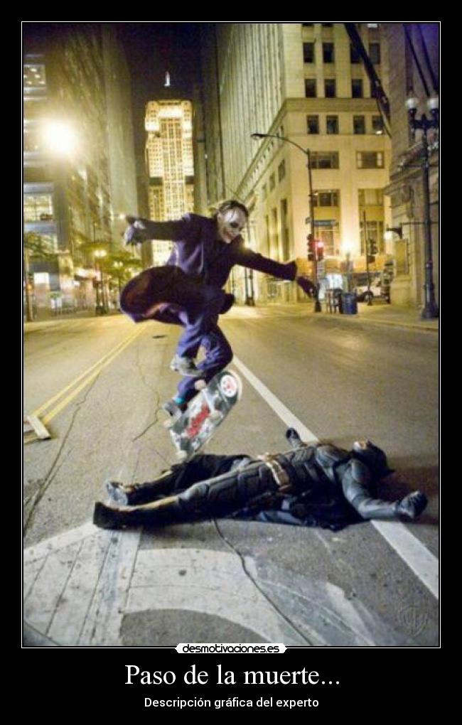 Paso de la muerte... - Descripción gráfica del experto