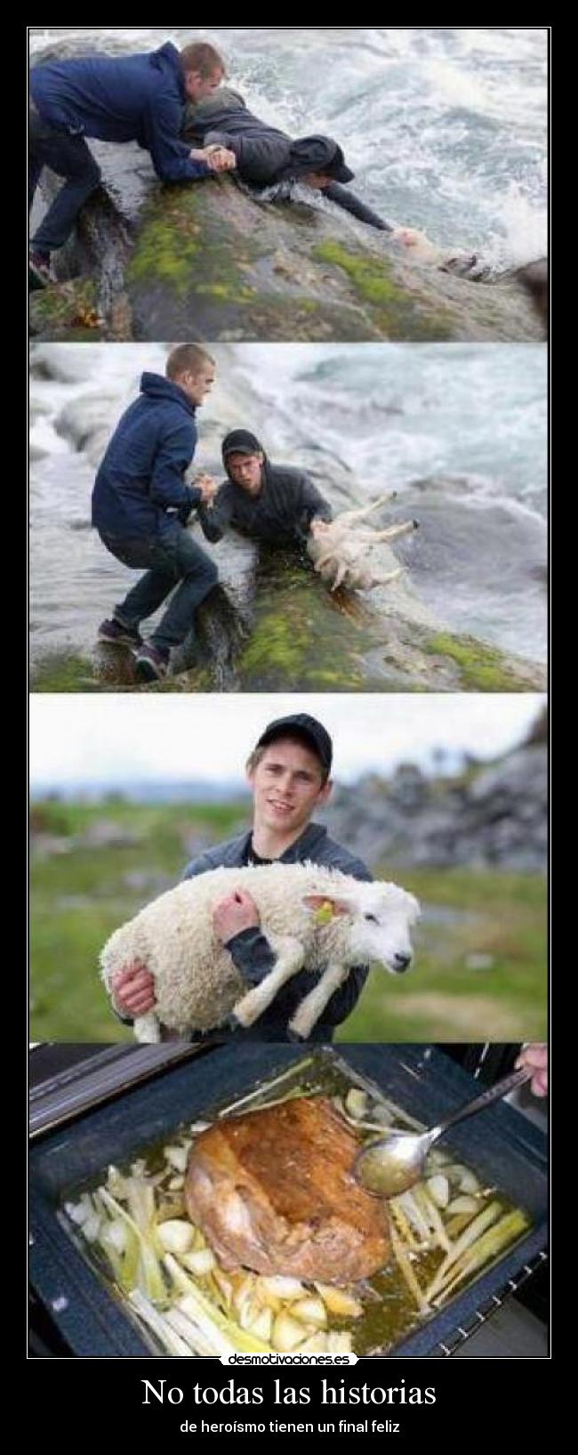 No todas las historias - de heroísmo tienen un final feliz