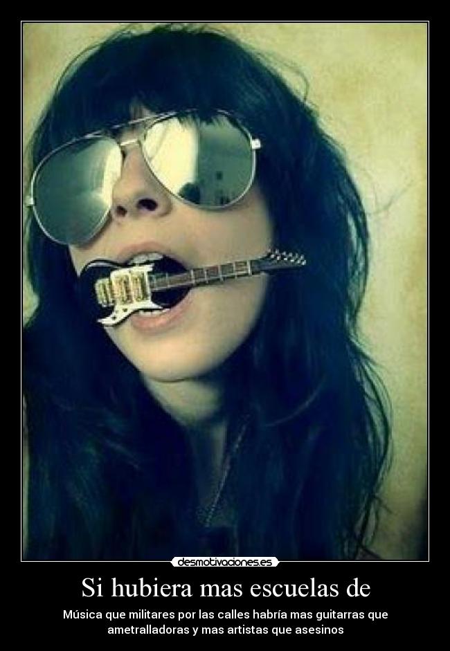 Si hubiera mas escuelas de - 