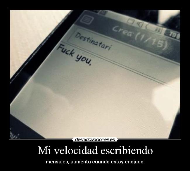 Mi velocidad escribiendo -